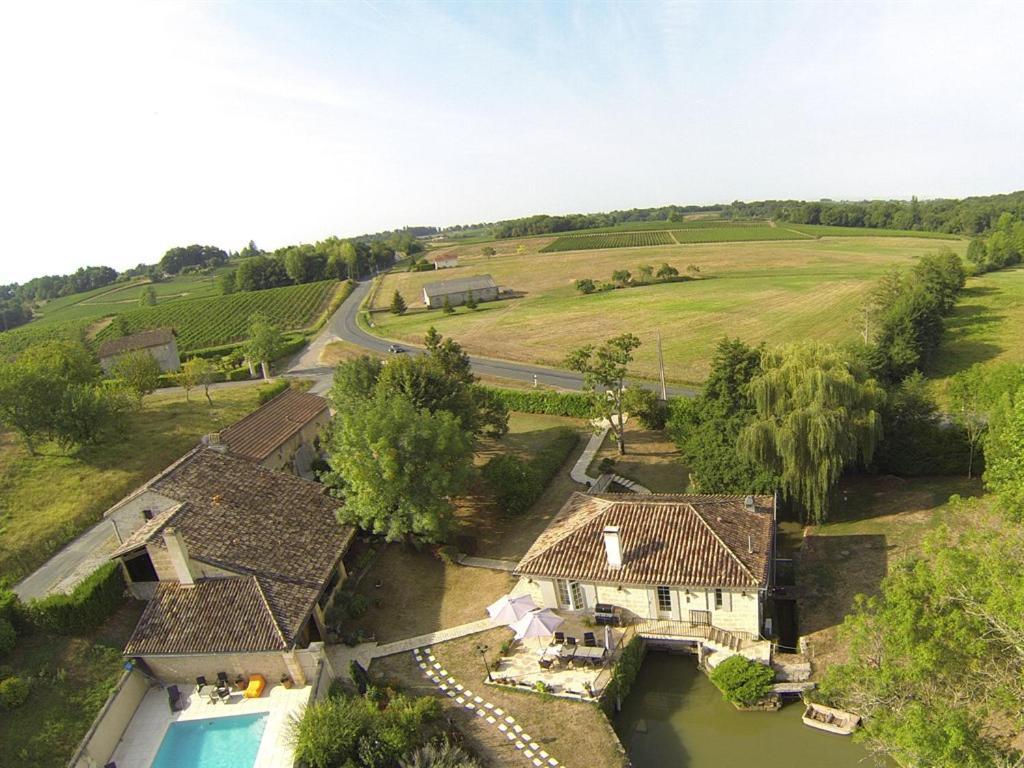 Moulin Notre Dame Hotel Saint-Genes-de-Castillon Bagian luar foto